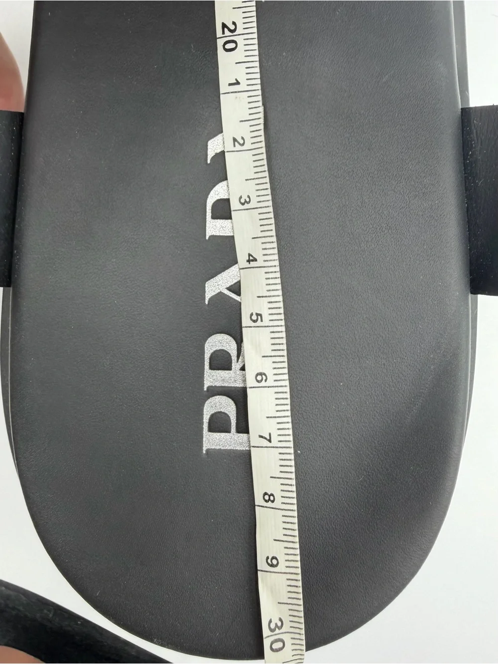 NIB Prada Black Rubber Ultralight Monolith Platform Chunky Strap Sandals EU 41
